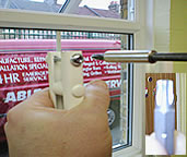 Security star bit in window gate